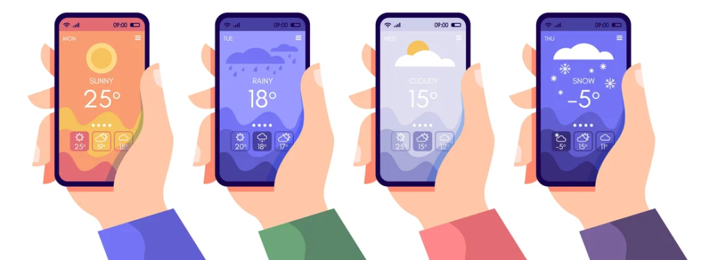 일기예보를 볼 수 있는 최고의 앱
