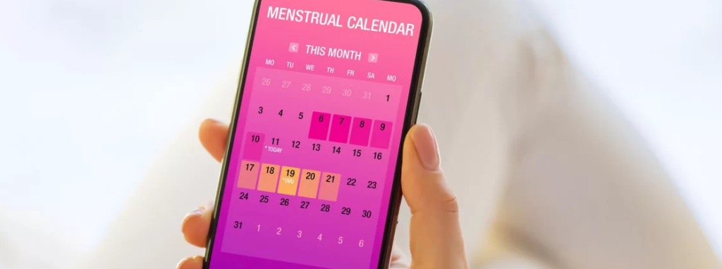 Aplicaciones para controlar la menstruación